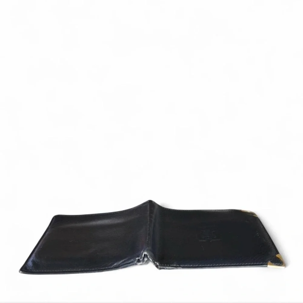 Celine Black Leather Wallet